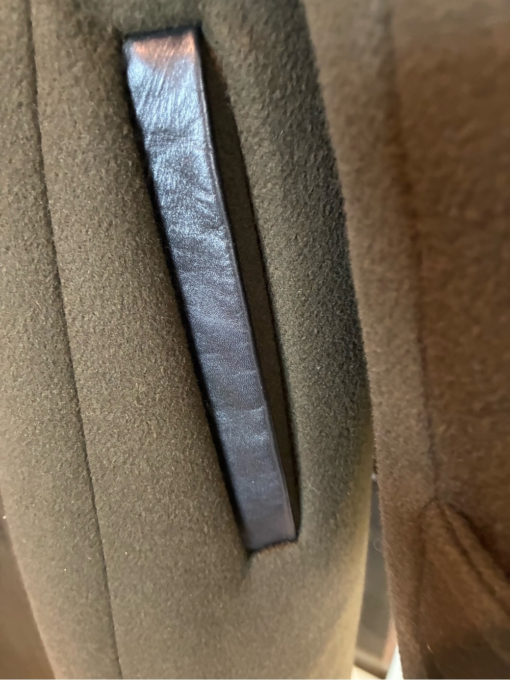 Mackage Army Green Double-Breasted Wool Pea Coat - Picture 9 of 16